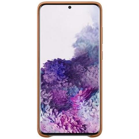Custodia Leather Cover Ef-vg985laegeu Per Galaxy S20 Plus Sm-g985 Marrone - Foto 8