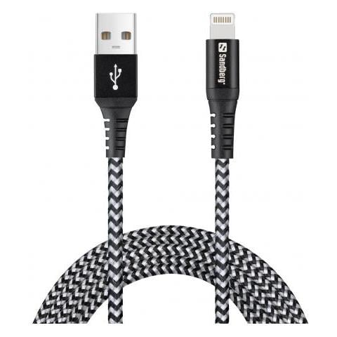 Survivor Lightning Cable 2m (survivor Lightning Cable 2m - Survivor Lightning Cable 2m, - 2 M, Lightning, Usb A, Male, Male, Black, Gray - Warranty: 60m) - Foto 1