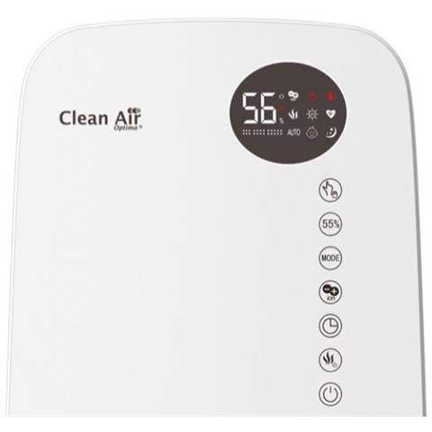 Umidificatore CA 607W 3 in 1 con Ionnizzatore Serbatoio 5.5 litri Colore Bianco Perla - Foto 2