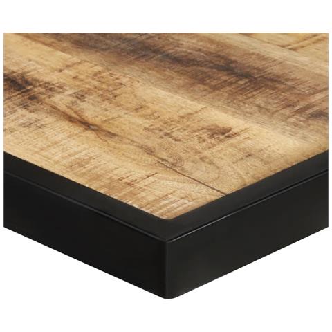 Tavolo Da Pranzo 180 Cm In Legno Di Mango Grezzo - Foto 10
