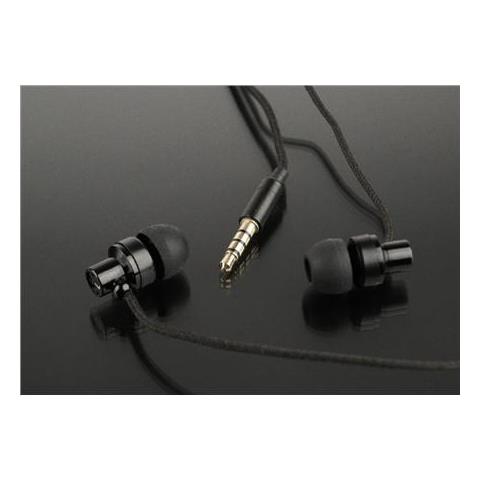 Cuffie In Metallo Con Microfono ""paris"" 3,5 Mm, Nere, Microfono Incorporato - Foto 2