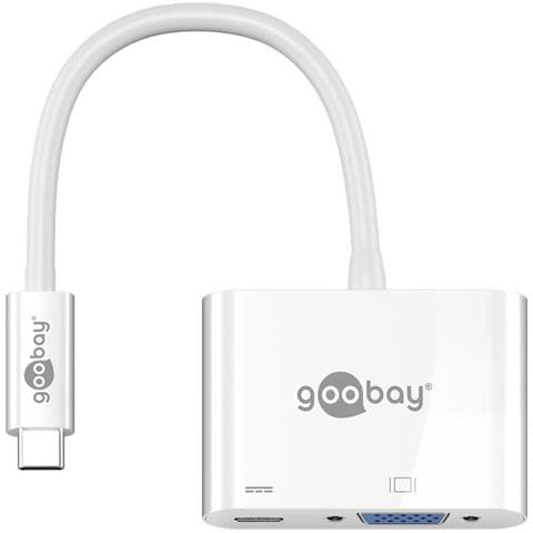 62107 USB-C VGA, USB-C Bianco cavo di interfaccia e adattatore - Foto 1