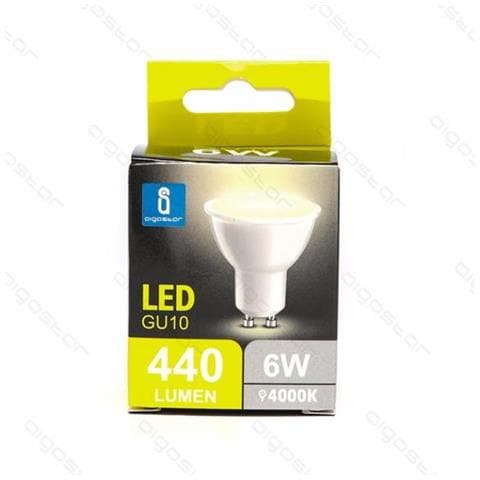Faretto Led Gu10 A5 6w 440 Lumen Color Box 4000k Luce Naturale Misura D50h55mm Equivale A 38w Incandescenza - Foto 2