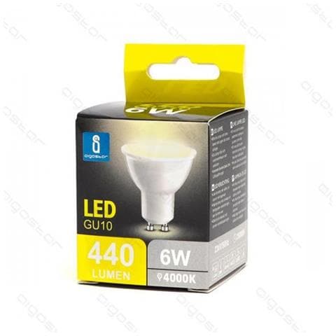 Faretto Led Gu10 A5 6w 440 Lumen Color Box 4000k Luce Naturale Misura D50h55mm Equivale A 38w Incandescenza - Foto 1