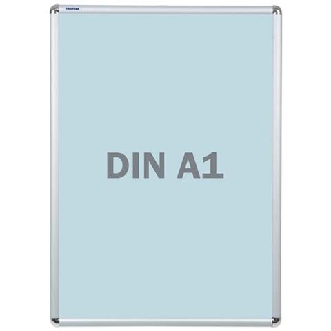 Bs0704 Bacheca Per Appunti Interno Argento Alluminio - Foto 1