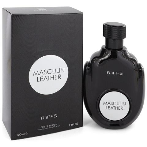 Masculin Leather By Riiffs Eau De Parfum Spray 3.4 Oz (men) - Foto 1
