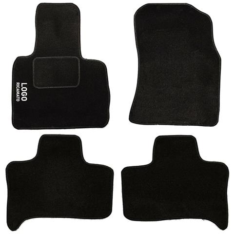 Tappetini Auto Compatibili Per X5 | Tappeti Sagomati | In Moquette Nera | Logo Ricamato E Battitacco | Accessori Interni - Foto 1