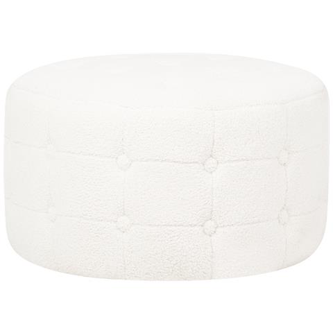 Pouf Tampa Bouclé Bianco - Foto 12