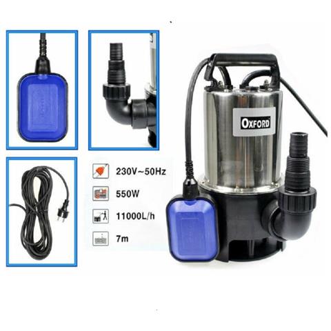Trade Shop - Pompa Sommersa 550w Per Acqua Chiare Sporche Con Galleggiante Immersione 11000l /h - Foto 1