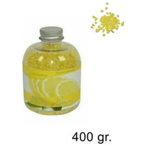 Set 2 Pezzi Pietrisco Profumato Bottiglia 400gr Fragranza Limone Decoro Pietra - Foto 1