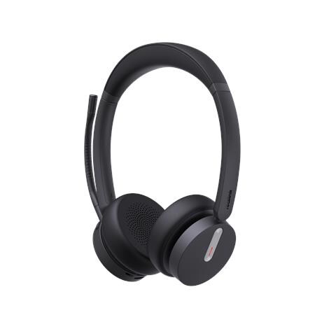 BH70 Dual UC Auricolare Wireless A Padiglione Ufficio USB Type-C / USB Type-A Bluetooth Nero - Foto 2
