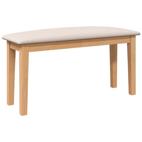 Panca 90 cm in Legno Massello di Hevea - Foto 1