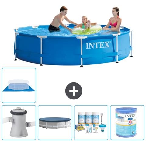 Piscina Fuori Terra - In Giro - 305x76 Cm - Blu - Include Accessori Coordinati A1627 - Foto 1