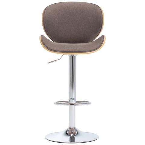 Lusso Casadino - Sgabello Da Bar Grigio Talpa In Tessuto - Foto 1