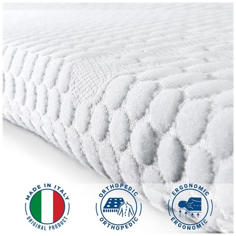 Topper Viscoelastico Memory Foam H3 | Correttore Per Materasso | Topper Per Materasso Con Fodera Removibile | Antibatterico 200x200 - Foto 3