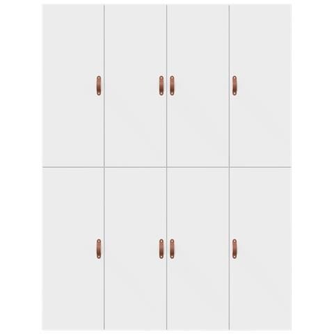 Struttura letto con contenitore  Bianca 135x190 cm - Foto 8