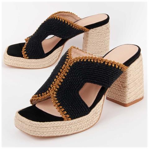 Sandalo Con Tacco Iliad2 Nero. - Foto 1