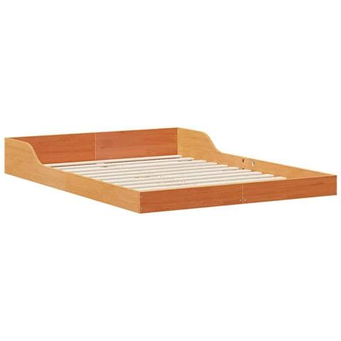 Struttura del letto Cera marrone 120 x 190 cm - Foto 1