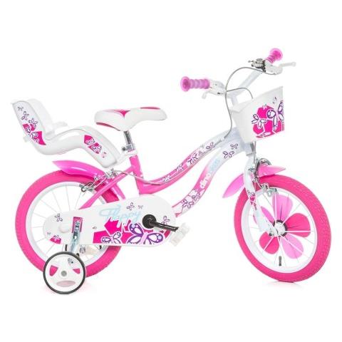 Bici Da Bambina Misura 14'' Art. 514-02 Bicicletta Da Bimba Modello Flappy - Foto 1