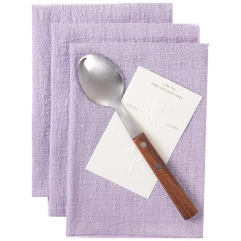 Set Di 12 Tovaglioli Da Tavola In Cotone Viola - Tovaglioli In Tessuto Orlato Per Matrimoni E Feste Purple - Foto 2