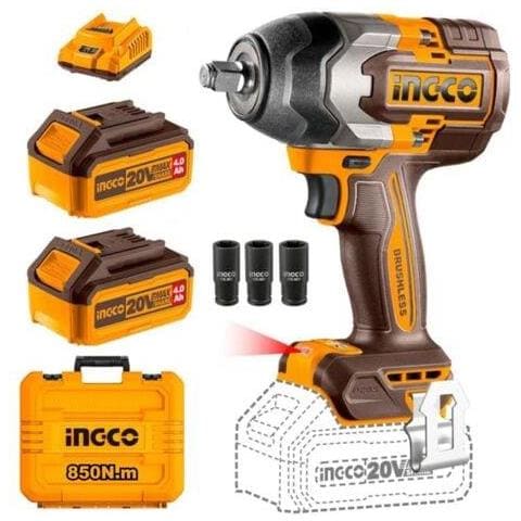 AVVITATORE A IMPULSI 850Nm 1/2 CON 2 BATTERIE 4AH - CIWLI2085 - Foto 1