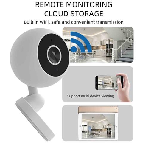 Telecamera Ip Smart Home Wifi Wireless - Interfono Remoto Hd Per Sorveglianza Di Sicurezza - Foto 2