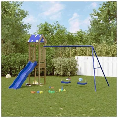 Set da Gioco da Esterno in Legno di Pino Impregnato - Foto 2