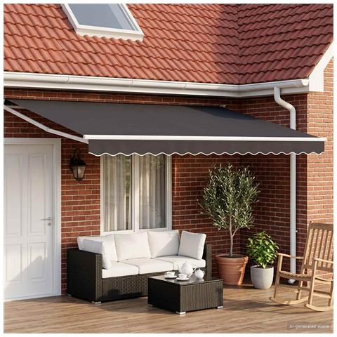 Tettuccio Elettrico Retrattile Antracite 5 x 3 m - Foto 2