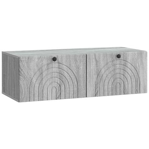 Mobile Porta TV da Muro Grigio Sonoma 99 x 41 x 30 cm - Foto 1
