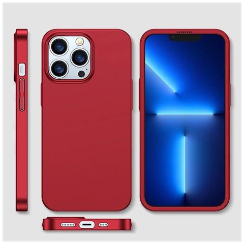 Copertura Anteriore E Posteriore Per Iphone 13 Pro Max + Protezione In Vetro Temperato Per Schermo Rossa (jr-bp928 Red) - Foto 7