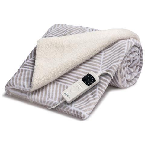 CaldoPlaid Adapto Plus Velvet&Sherpa 160x120 cm, Plaid riscaldabile, Morbida Coperta elettrica, Tecnologia Adapto Plus, Sistema Sicurezza ElectroBlock, Caldo Subito, 6 Temperature, Bassi Consumi, Lavabile - Foto 2