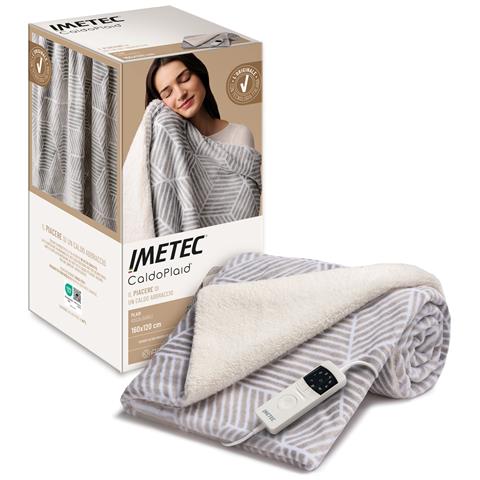 CaldoPlaid Adapto Plus Velvet&Sherpa 160x120 cm, Plaid riscaldabile, Morbida Coperta elettrica, Tecnologia Adapto Plus, Sistema Sicurezza ElectroBlock, Caldo Subito, 6 Temperature, Bassi Consumi, Lavabile - Foto 1