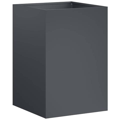 Vaso da giardino Antracite 40 x 40 x 60 cm - Foto 1