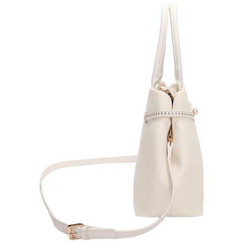 Borsa Shopping Con Cinturino Bianca - Foto 3