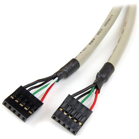 Adattatore piastra slot basso profilo 2 porte USB A femmina - Foto 4