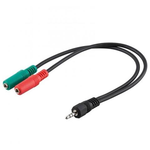 Adattatore Stereo 3.5Mm. Per Cuffie Pc Su Smartphone - Foto 1