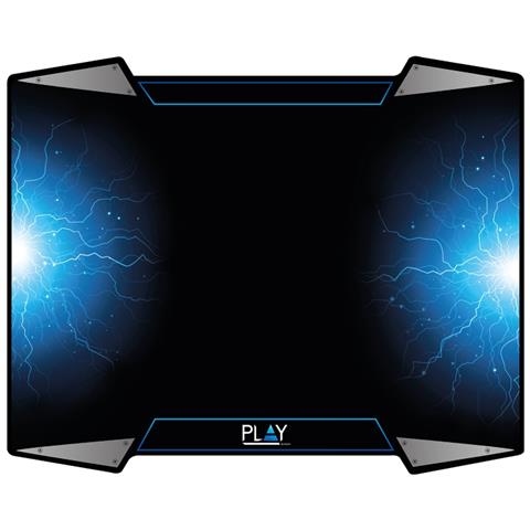 Mousepad Gaming PL3340 Colore Nero, Blu, Argento (L)  - Foto 1