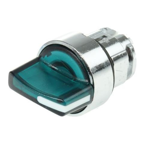 Selettore Luminoso Verde 3 Posizioni Con Led Zb4bk1333 - Foto 1