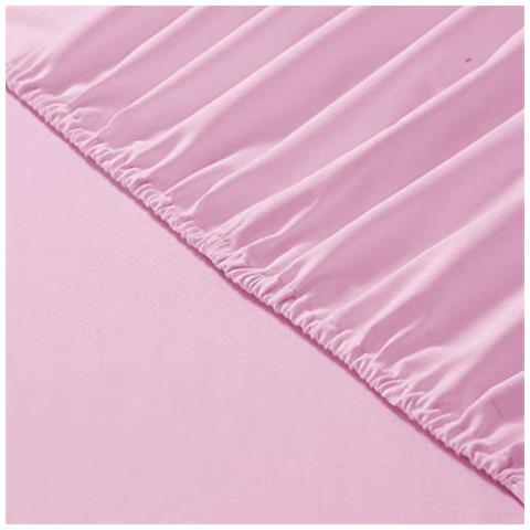 Lenzuola Con Angoli Vision Rosa 140x190 100% Cotone - Foto 2