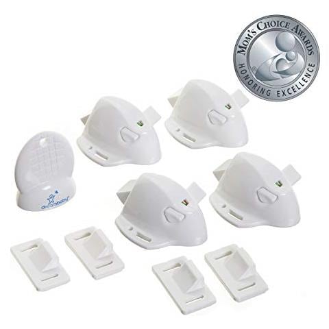 Dreambaby F855 Serratura Magnetica Autoadesiva (4 Serrature E Chiave 1), Bianco - Foto 1