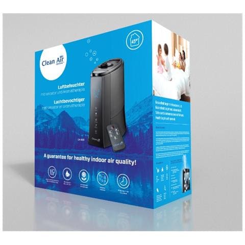 Umidificatore CA-603 3 in 1 con Ionnizzatore Serbatoio 5 litri Colore Nero - Foto 8