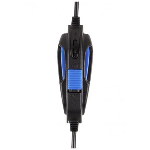 HS045 Stereofonico Padiglione auricolare Nero, Blu cuffia e auricolare - Foto 3