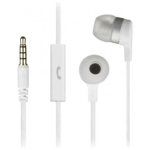 Mini, Stereofonico, 3.5 mm (1/8") , Interno orecchio, Bianco, Cablato, Intraurale - Foto 1