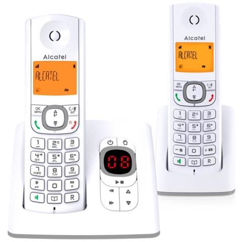 F530 Telefono DECT Identificatore di chiamata Grigio, Bianco - Foto 1