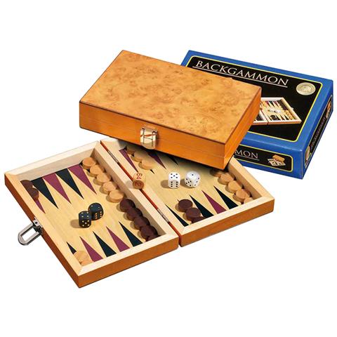 Backgammon Korinth Mini 19.5x12.5cm - Foto 1