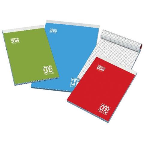 Blocchi Impatto Zero A5 A Quadretti 5m Colori Assortiti 24 Pezzi - Foto 1