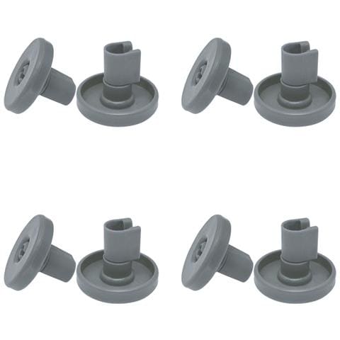 Ruote Cestello Per Lavastoviglie Pacco Da 8 Grigio Scuro 40 Mm Aeg Privileg Zanussi - Foto 1