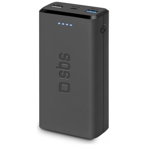 Sbs Ttbb20000fastk Batteria Portatile Polimeri Di Litio (lipo) 20000 Mah Nero - Foto 1