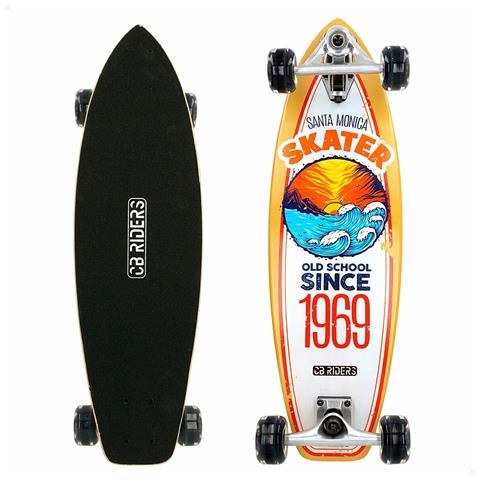 Skateboard Santa Monica Skater Legno 74 X 22 Cm - Foto 1