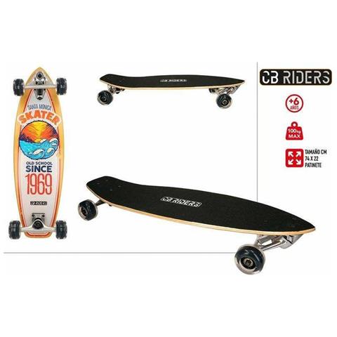 Skateboard Santa Monica Skater Legno 74 X 22 Cm - Foto 5